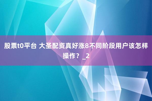股票t0平台 大圣配资真好涨8不同阶段用户该怎样操作？_2